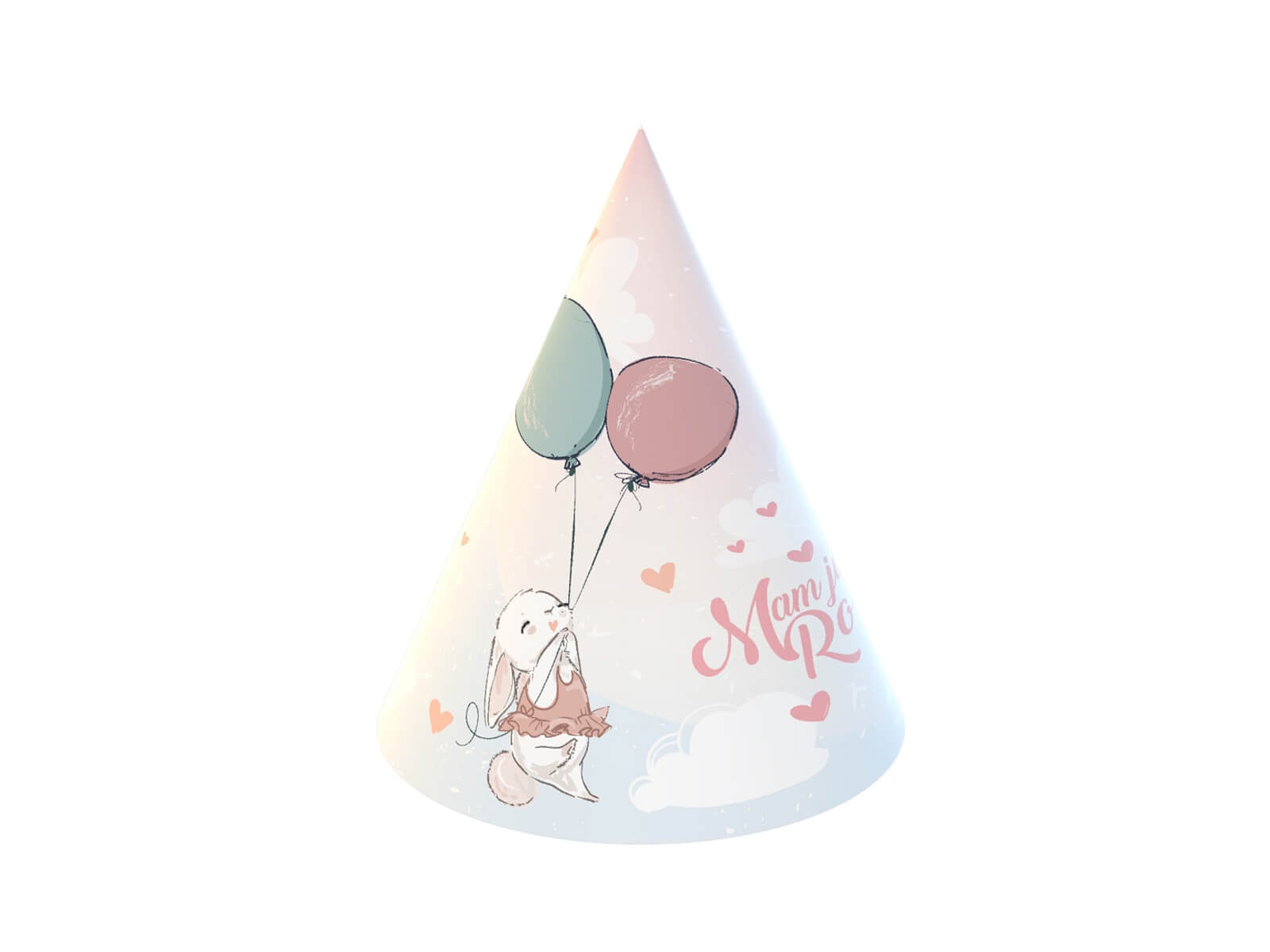 

Czapeczki Mam już roczek dla dziewczynki