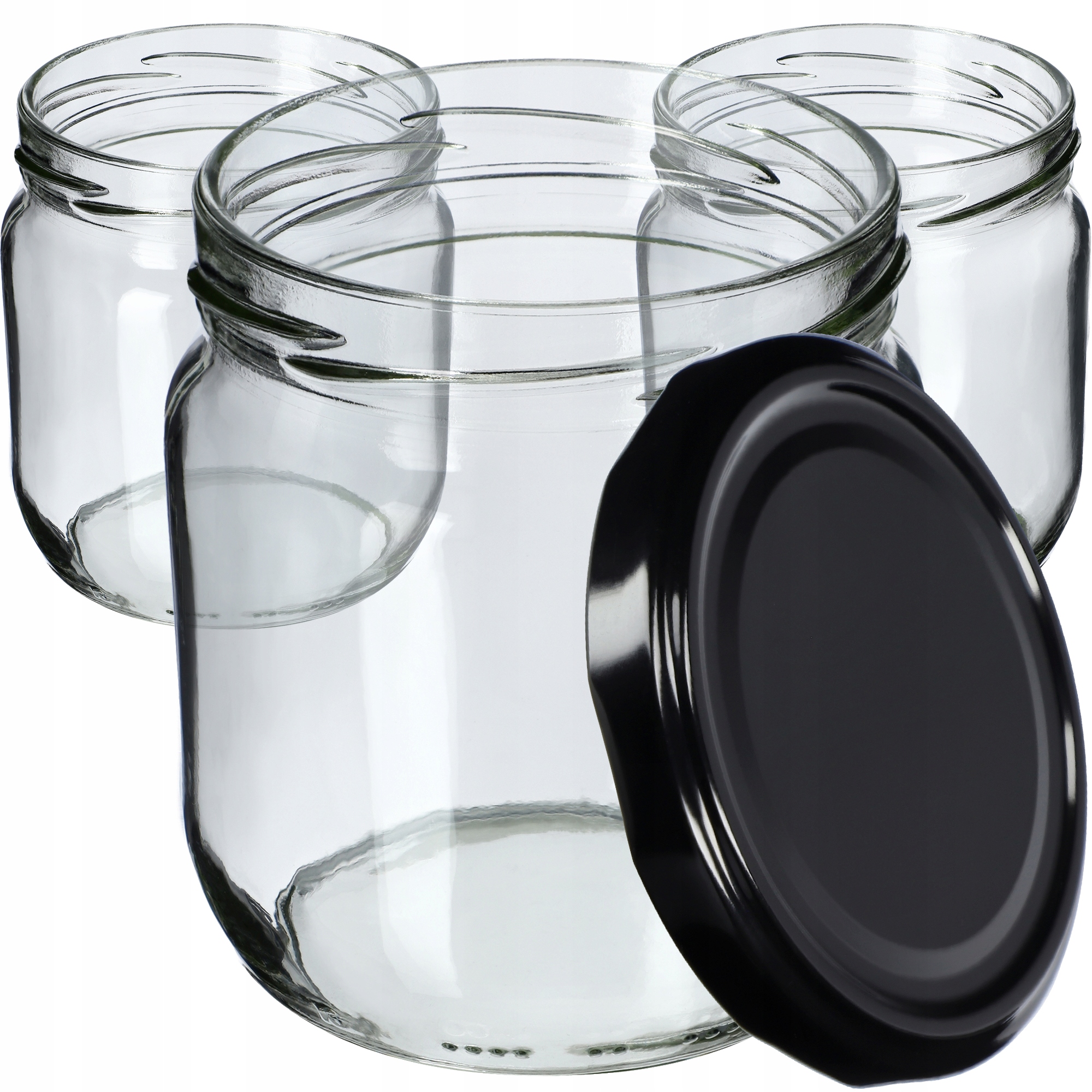 

6x Słoik 425ML Słoiki Na Przetwory Zakrętka FI82