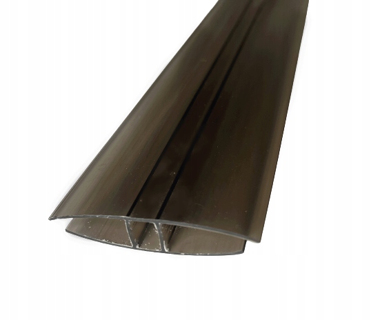 Profil Poliwęglanowy łączący H10 2mb brąz