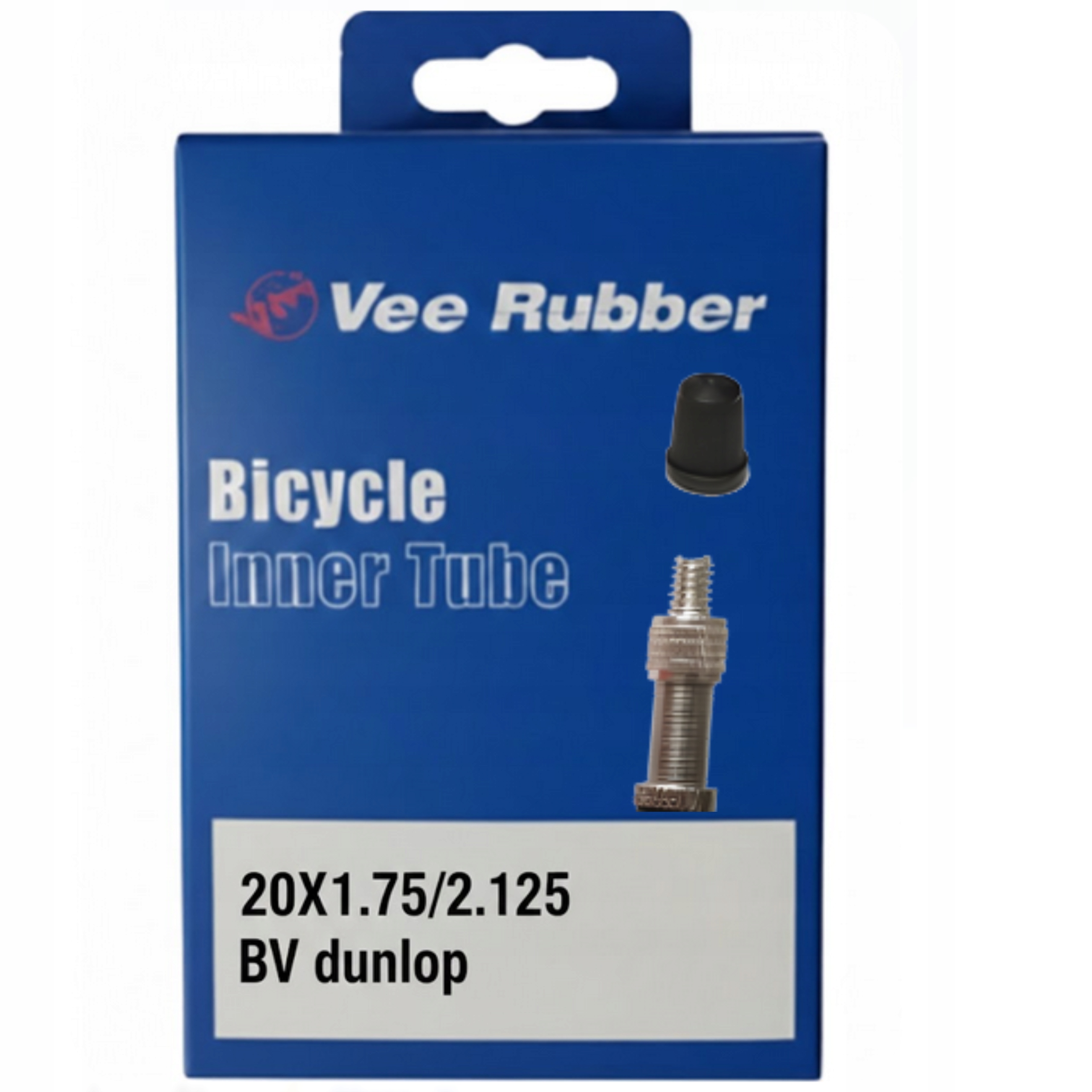 Dętka 20x1.75/2.125 Bv Dunlop Vee Rubber butyl trwała kompatybilna