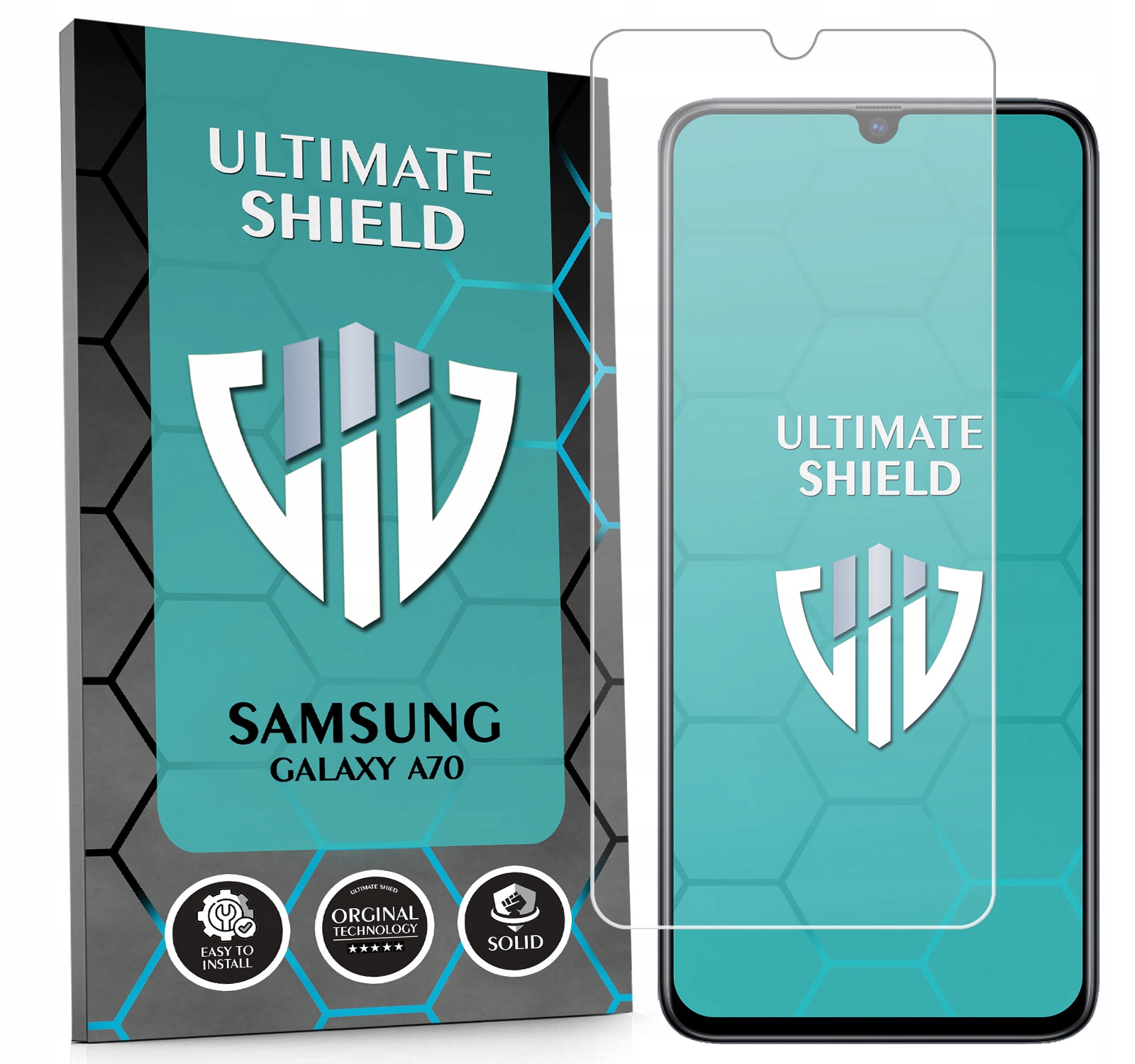 Sklo 3x Displej 7x Fotoaparát Rychlý Objektiv Pro Samsung Galaxy A70