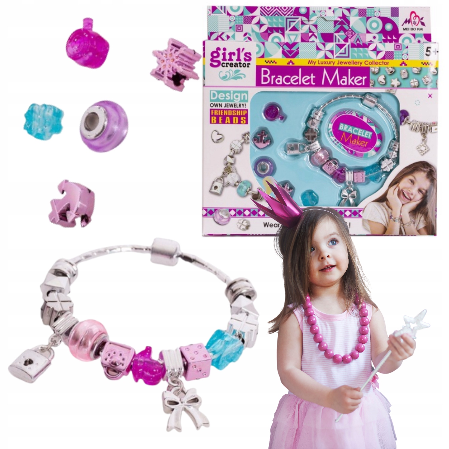 

Zestaw Do Robienia Bransoletek Charms Charmsy XXL