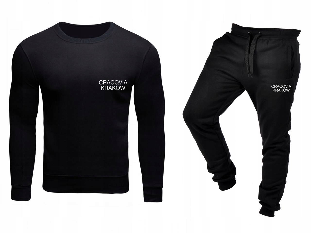 Tepláková Souprava Teplákovka Pánská Bez Kapuce Cracovia Krakov Černá XXL
