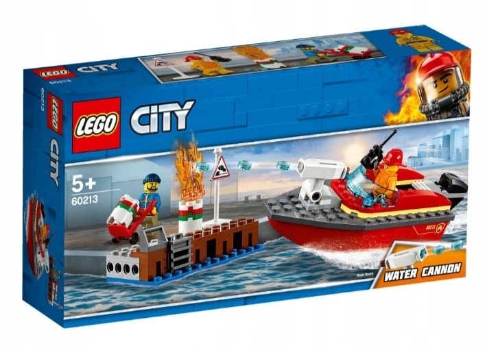 Klocki Lego City Pożar w dokach 60213