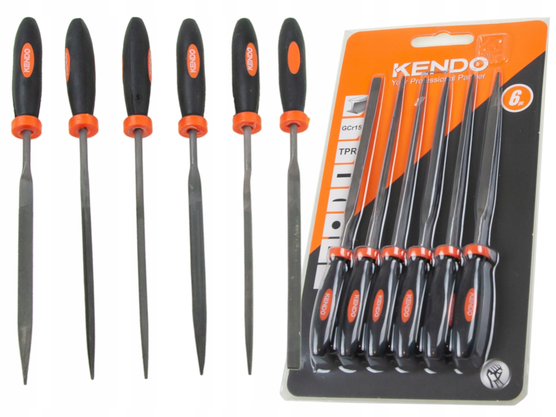 PILNIKI DO METALU 140MM OKRĄGŁY PŁASKI PÓŁOKRĄGŁY