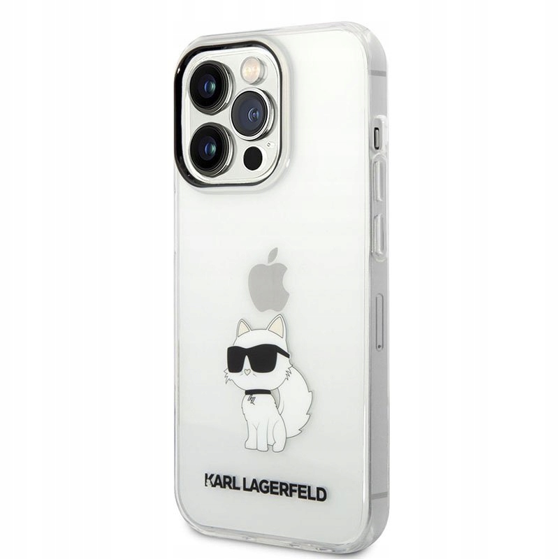 Karl Lagerfeld – Pouzdro pro iPhone 14 Pro (průhledný)