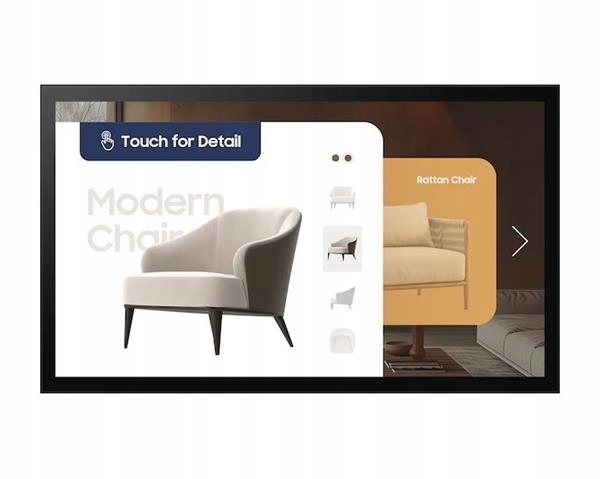 32" Led Samsung QM32R-T Fhd, 300cd, 16/ 7 LH32QMCTBGCXEN