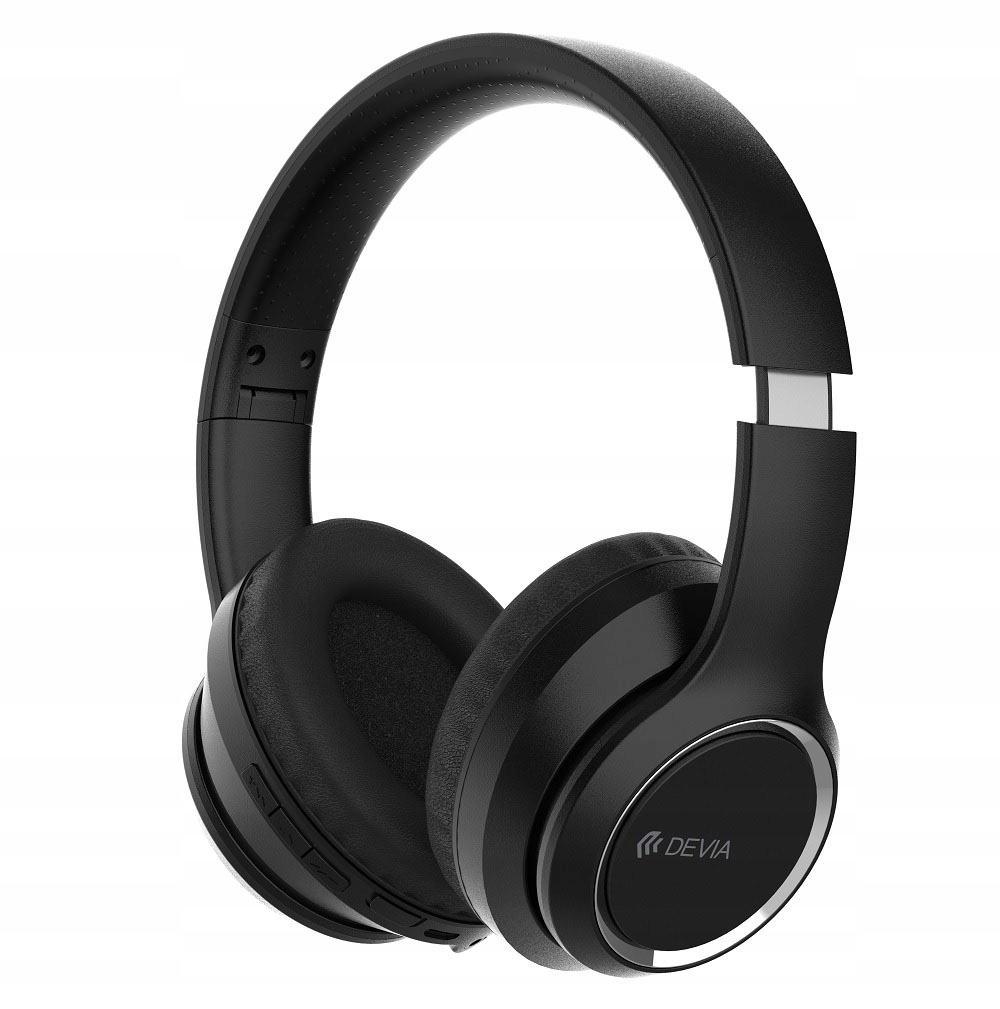 Devia słuchawki Bluetooth nauszne Kintone czarne Devia