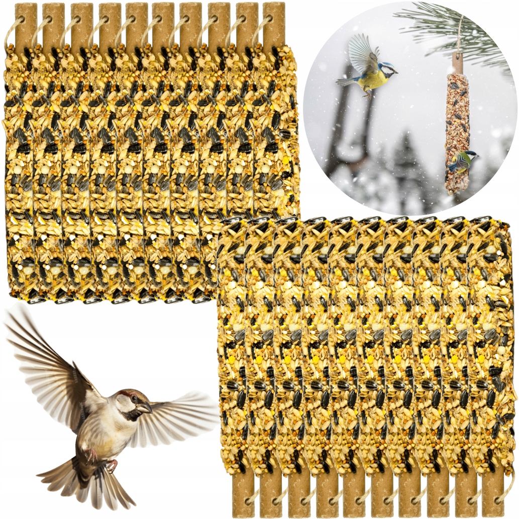 Levně Krmivo Smakers pro volně žijící ptáky celoročně se slunečnicovými semínky 20 Kusů