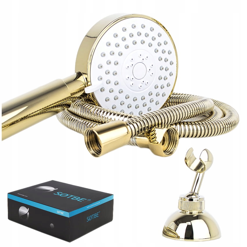 

Zestaw natryskowy prysznicowy Złoty słuchawka wąż