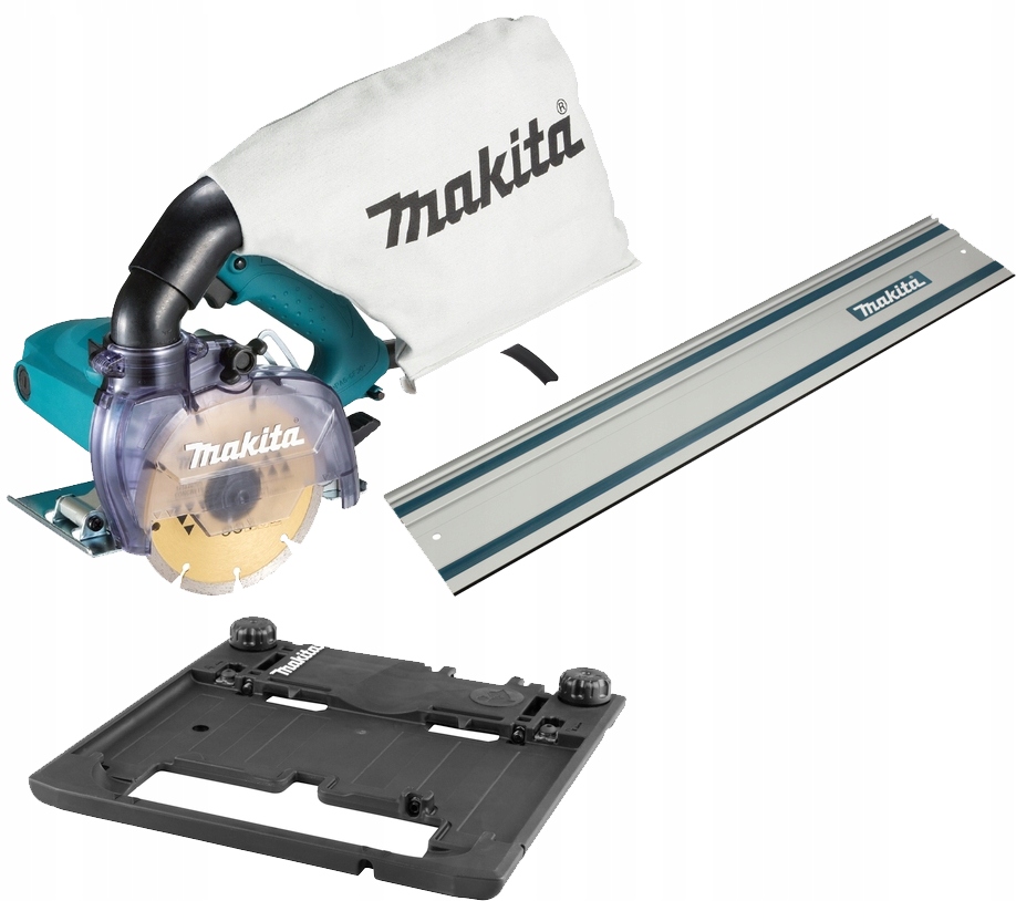 Makita Przecinarka do płytek 125mm 1400W 4100KB Szyna 1,5m Adapter