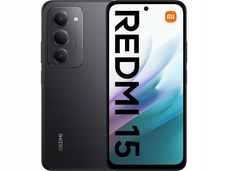 Smartfon Xiaomi Redmi 15 6/128GB 6.9" 144Hz Czarny