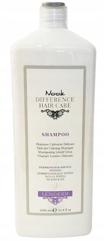 Nook Leniderm Szampon Do Podrażnionej Wrażliwej Skóry Głowy 1000ml