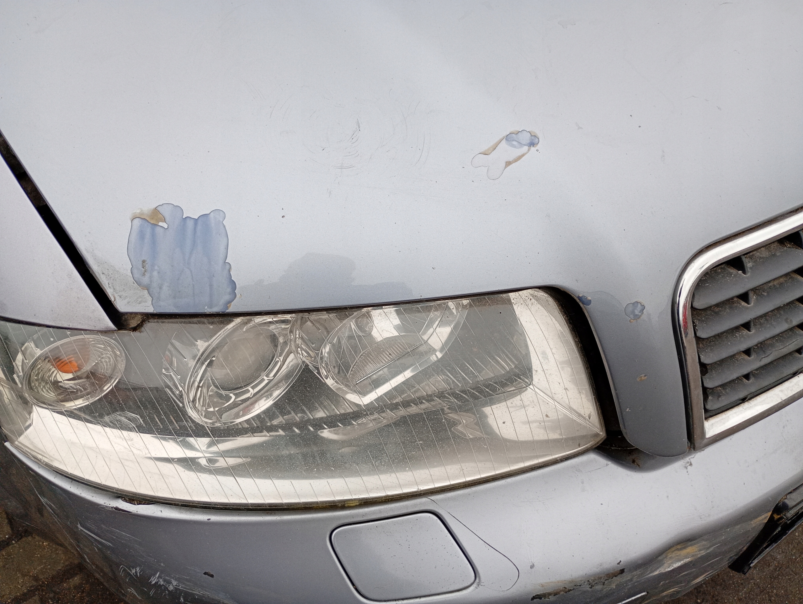 Audi A4 B6 00-06 bonnet Z grille radiator grey