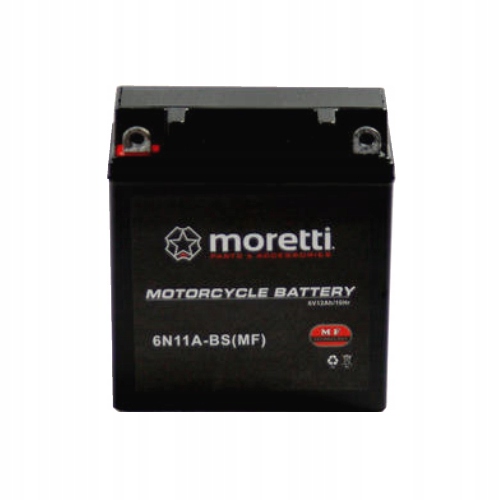 

Akumulator Agm żelowy 6N11A-4B Moretti 11Ah 105A
