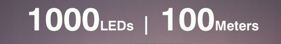 Lampki druciki mikro 1000LED 100 METRÓW pilot Marka bez marki