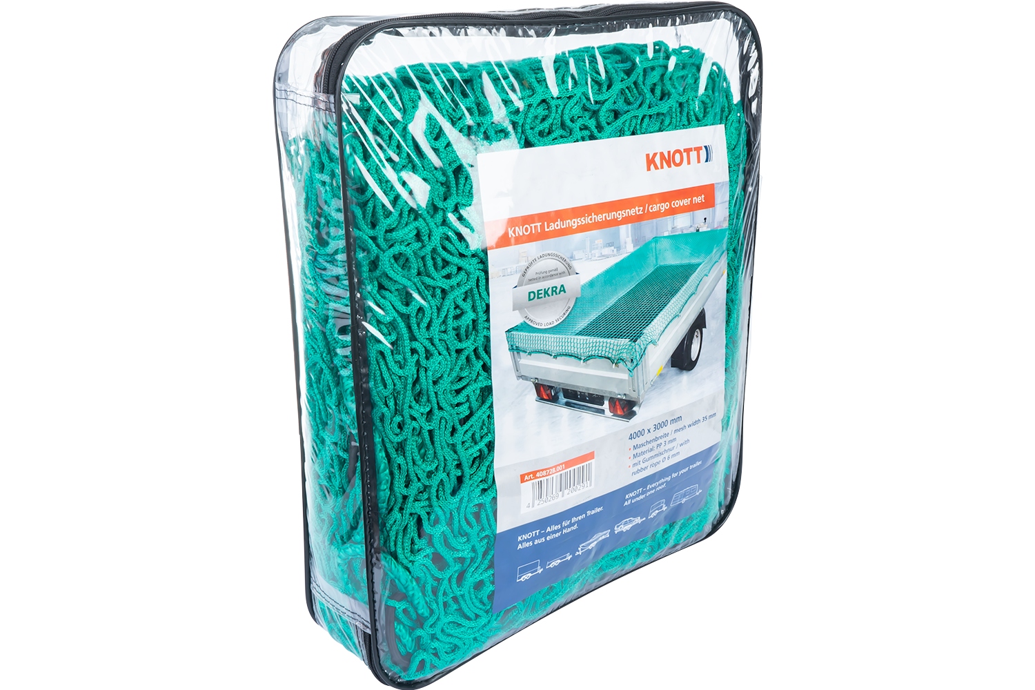 Siatka zabezpieczająca z gumą KNOTT 3000x4000 EAN (GTIN) 5907648365001