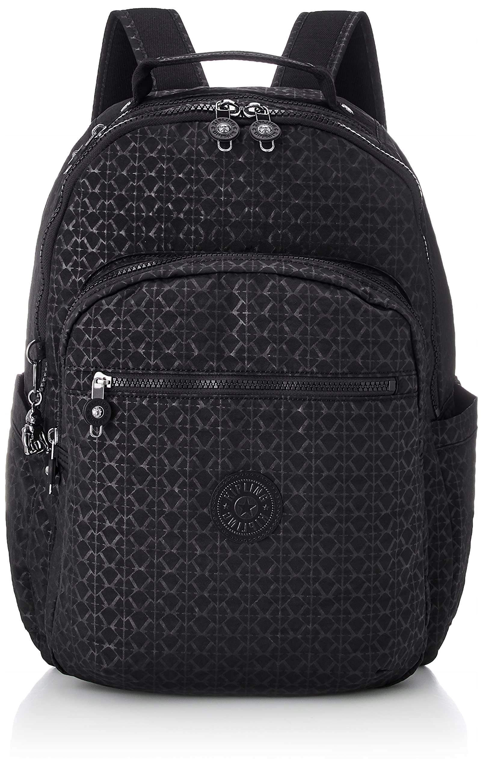 Kipling Seoul Plecak Czarny 27L przegroda na laptopa