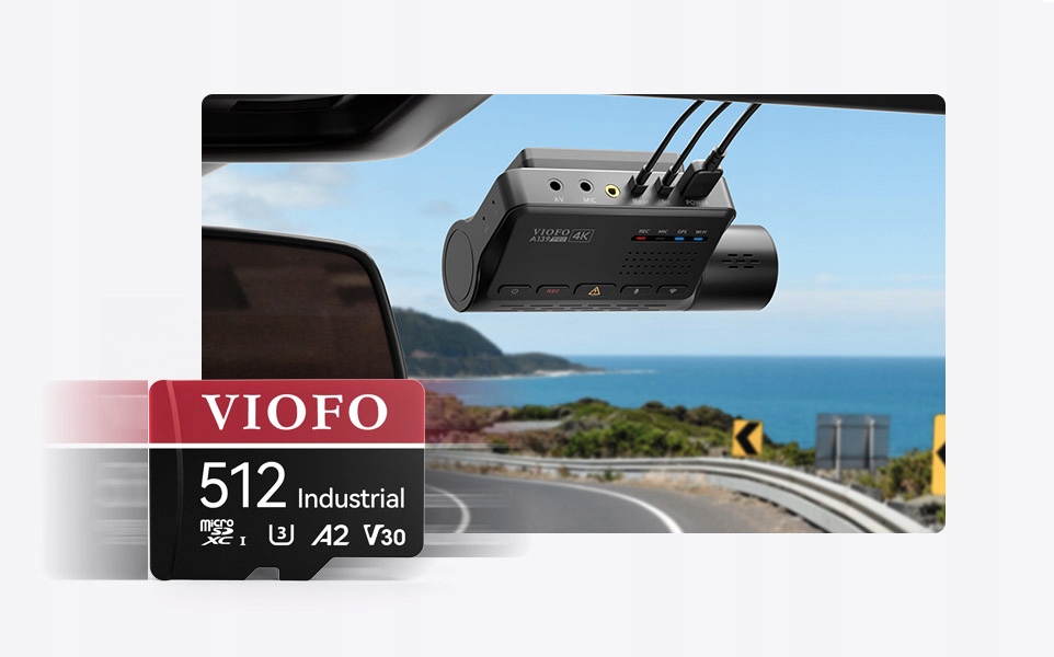 VIOFO KARTA PAMIĘCI microSDXC U3 512GB Class10 V30 Pojemność karty 512 GB