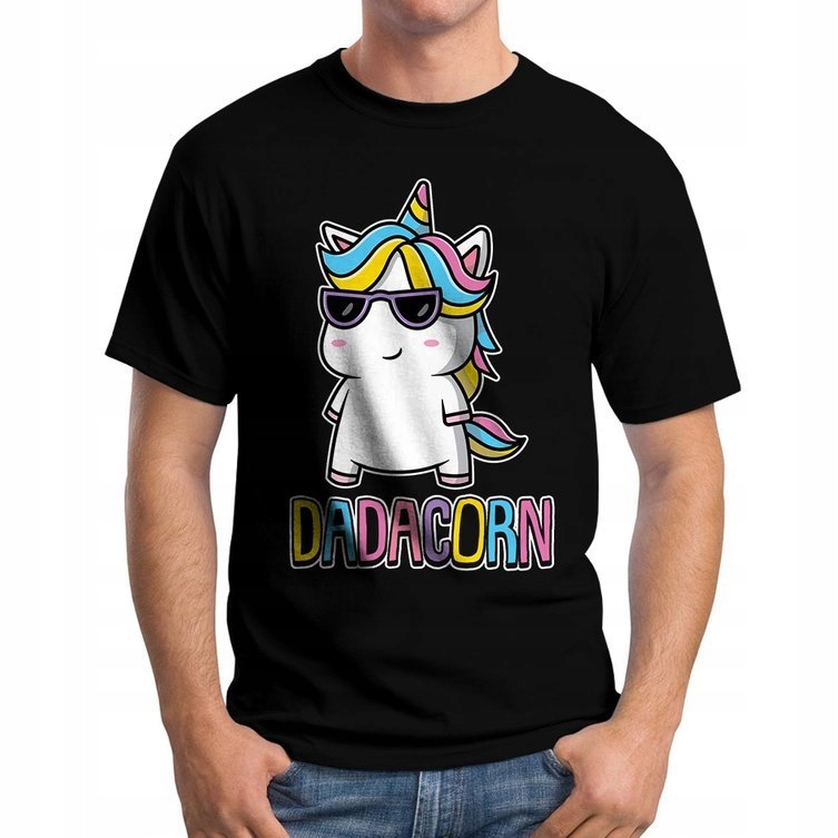 

Koszulka Dzień Ojca Taty Urodziny Jednorożec M