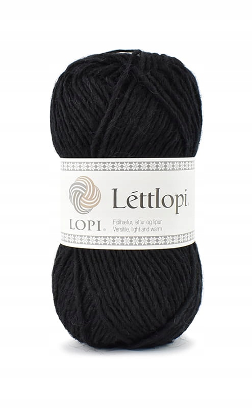 Włóczka Lopi Lettlopi 0059 czerń