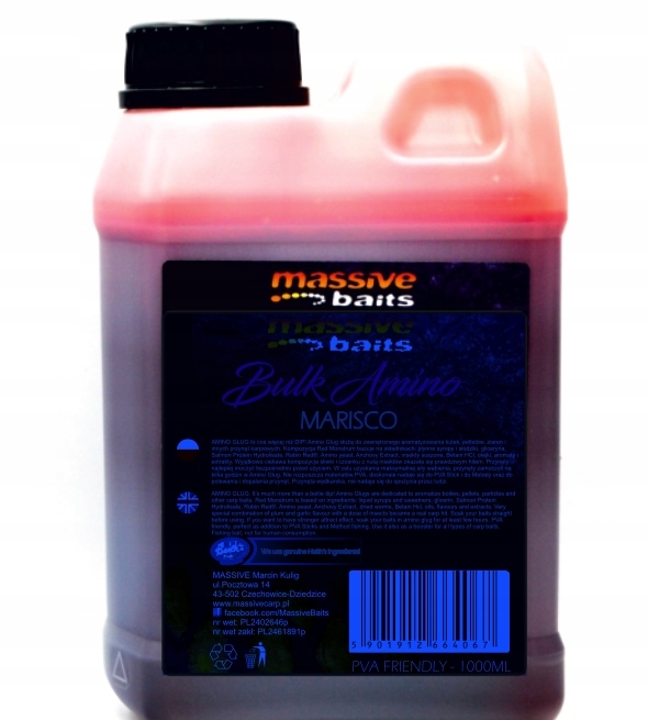 Dip Liquid Bulk Amino Marisco 1L Massive Baits