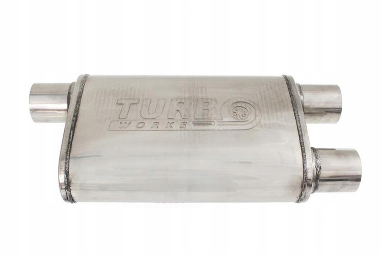 Tlumič 70 MM (2.75 Palce) Turboworks 409SS 355 MM