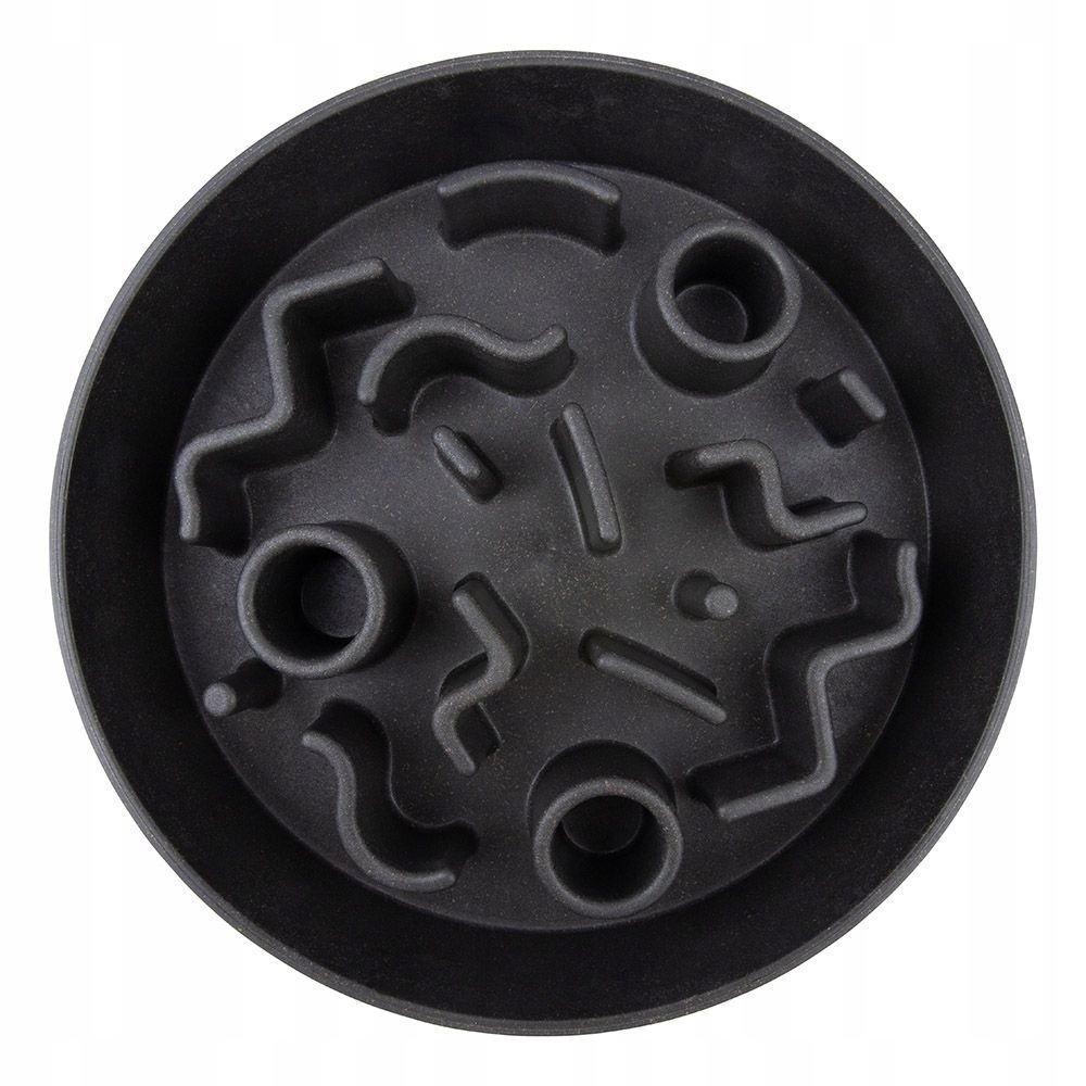 Levně DISTRICT70 Bambusové Pomalé Krmítko, Tmavě Šedá M