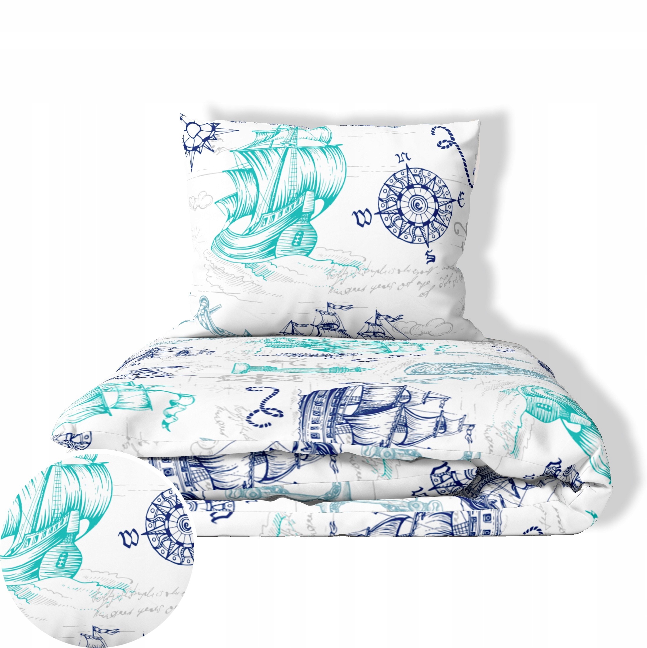 Hotelové Povlečení 140x200 cm Povlečení 70x80 Bavlna 100% vzor: baltská bílá barva