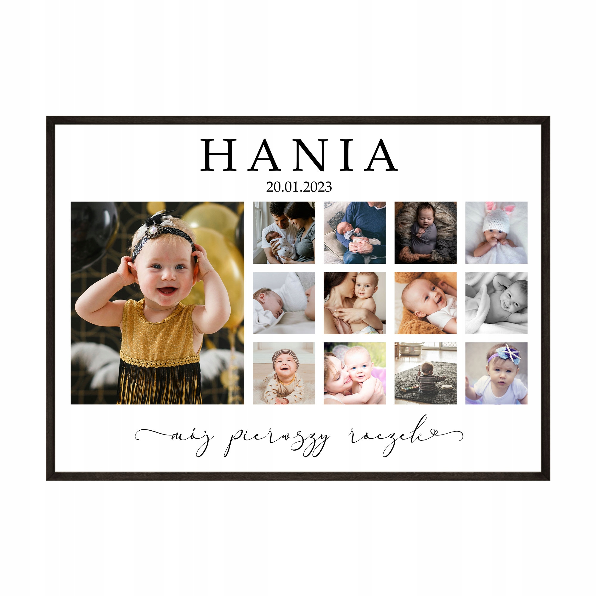 Plakat Urodziny Roczek 30x40