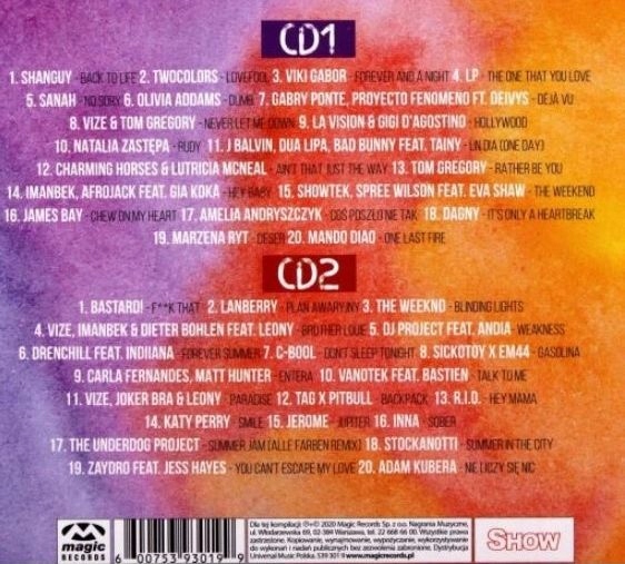 BRAVO ESKA JESIEŃ 2020 PARTY 80 TOP MEGA HITS 4 CD EAN (GTIN) 0600753930199