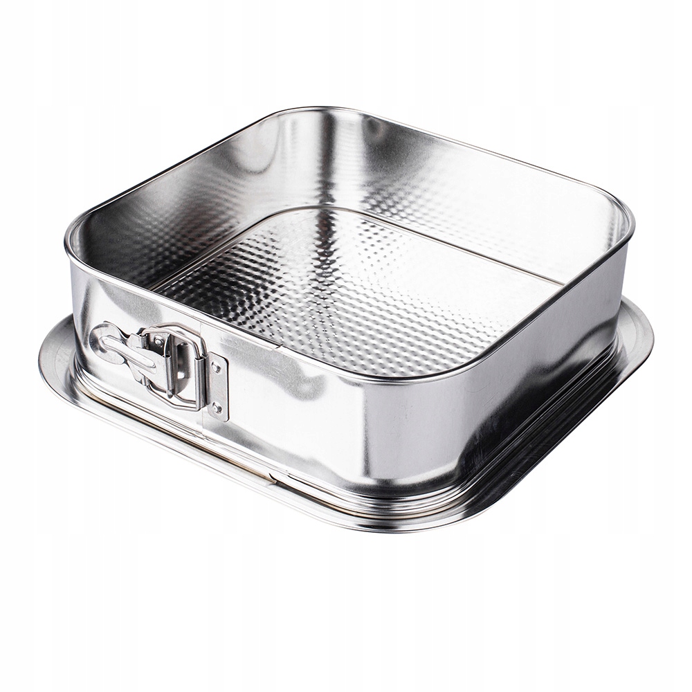 

Snb Tortownica 24 CM Kwadratowa Srebrna