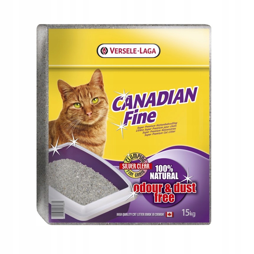 Versele Laga Canadian Fine Stelivo pro kočky bentonit 15 kg Pohlcuje Pachy