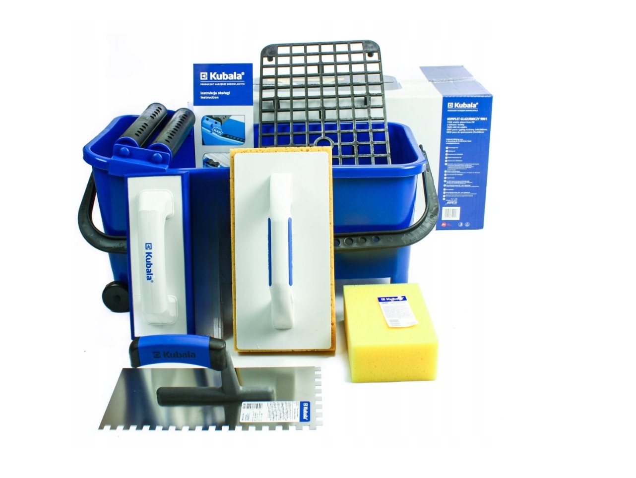 Kubala Glazurovací Kbelík Na Spárování, Sada M