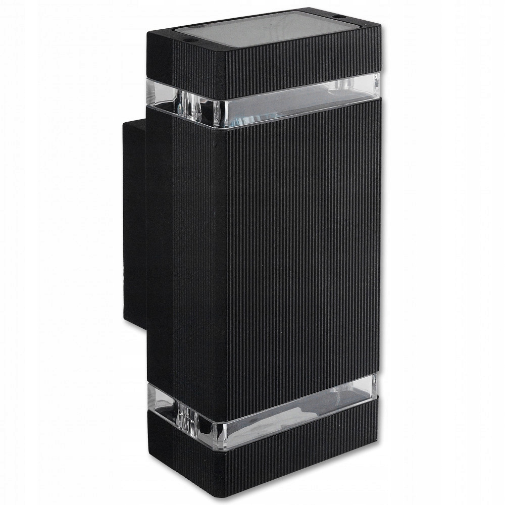 KINKIET ELEWACYJNY LAMPA OGRODOWA LED 2xGU10