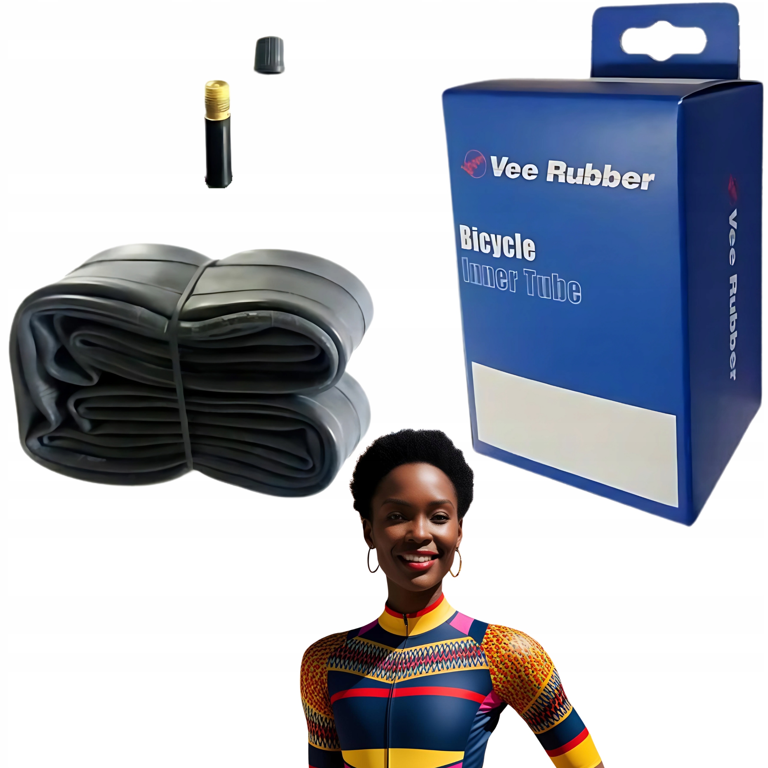Dętka rowerowa 700x35C Av Box Vee Rubber 28x1.35 Wentyl Schrader Auto