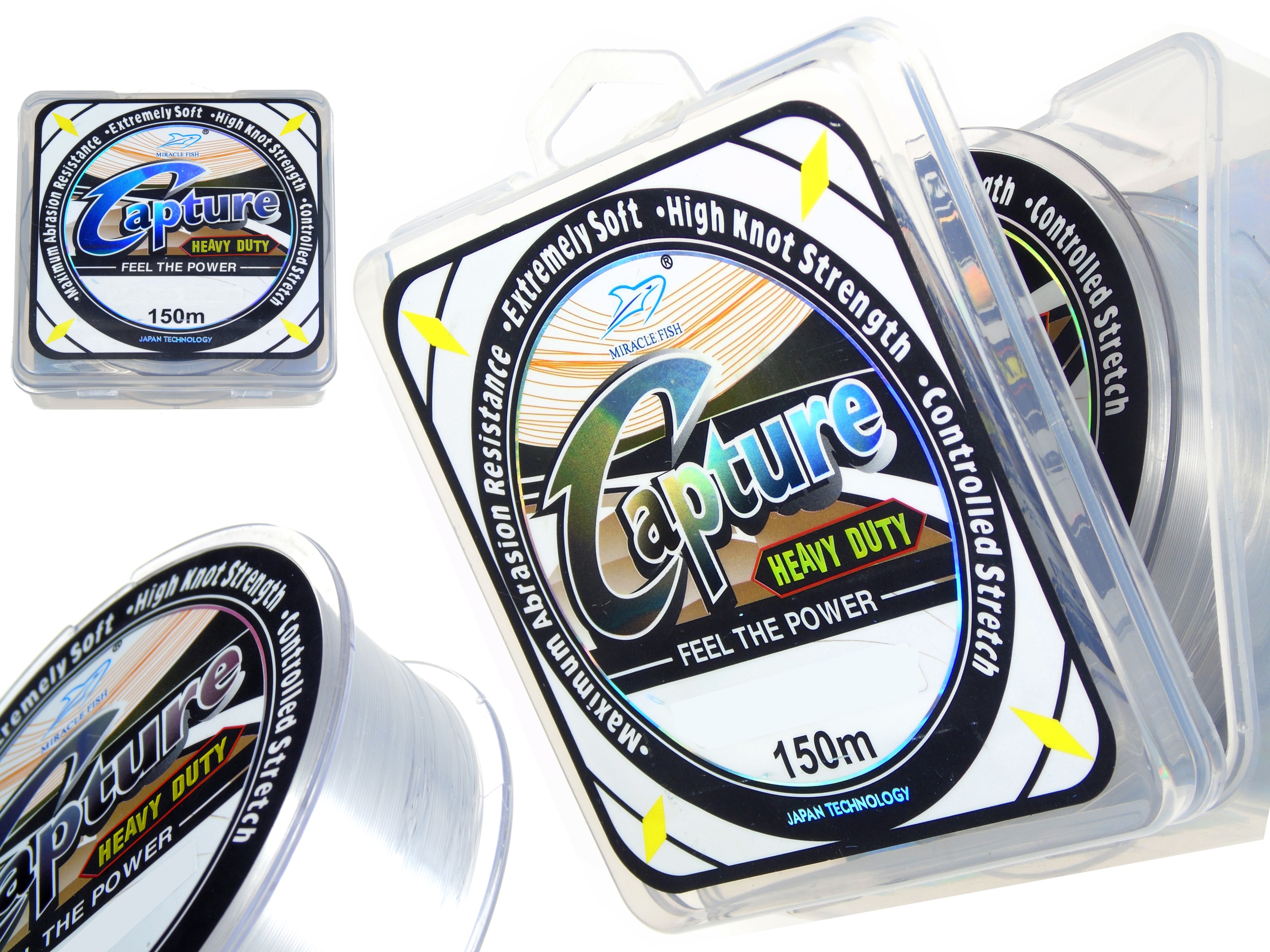 Żyłka Capture 0.35 mm/ 22 kg 150 m Extra Moc Spławik Grunt Jezioro Rzeka