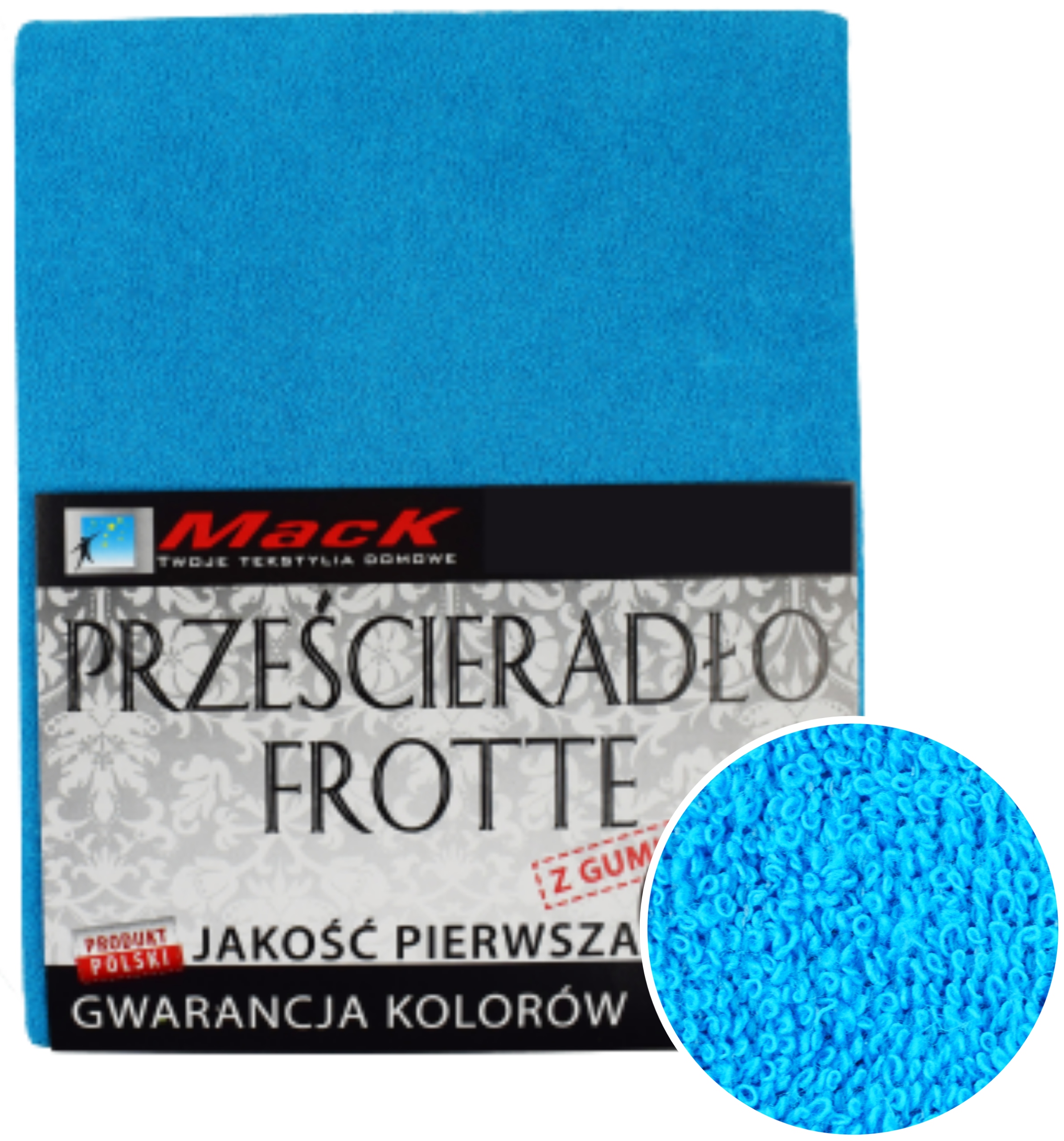 

Prześcieradło Frotte Z Gumką 120X200 morski