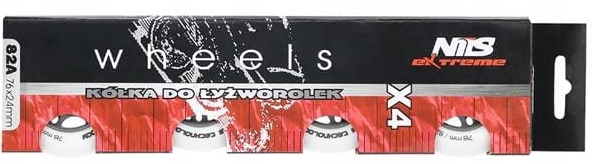 KÓLKA DO ROLEK NILS BIAŁE 76 MM 4 SZT Kod producenta 16-30-023
