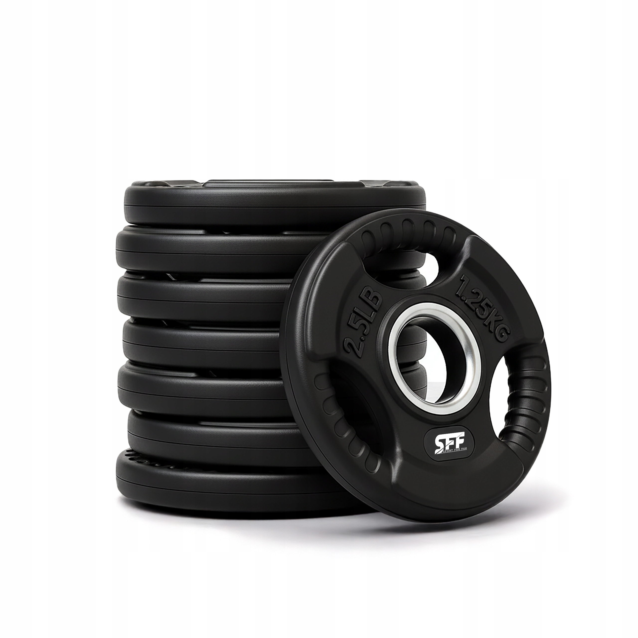 Obciążenie Olimpijskie 8x1,25KG Gumowane 51MM Wytrzymałe Solidne Zestaw