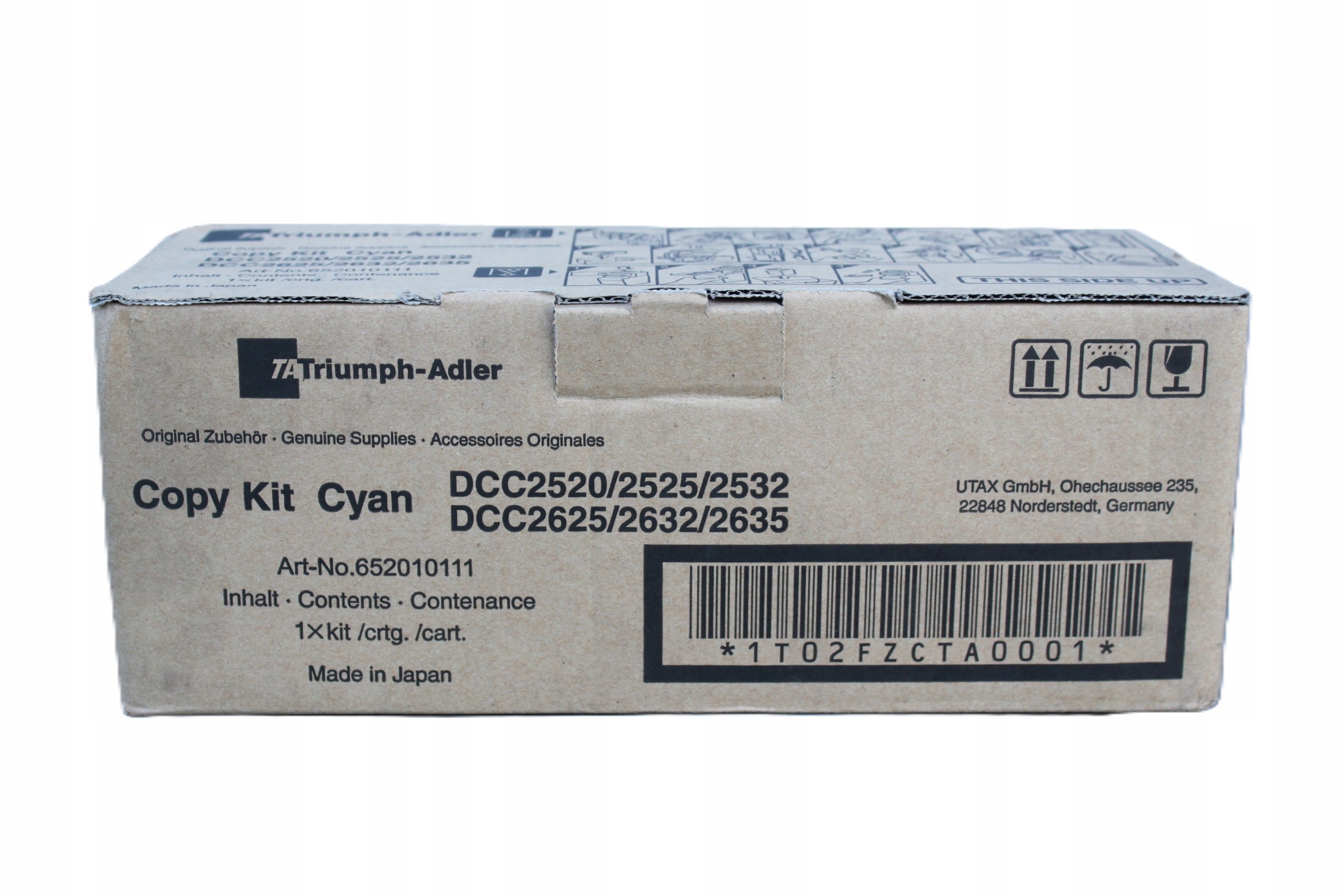 Triumph-Adler DCC 2520 652511111 toner cyan originál