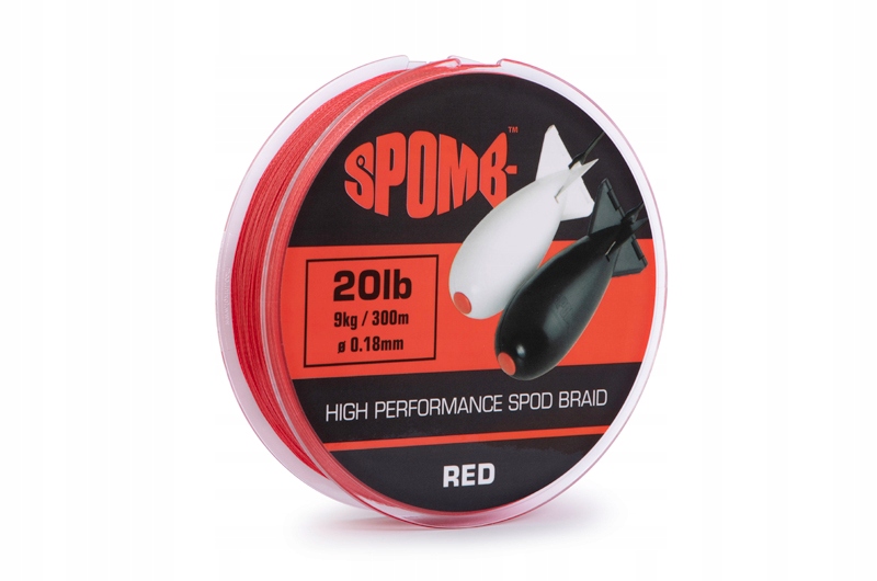 Plecionka Do Rakiety Czerwona 300m 9kg 20lb Spomb