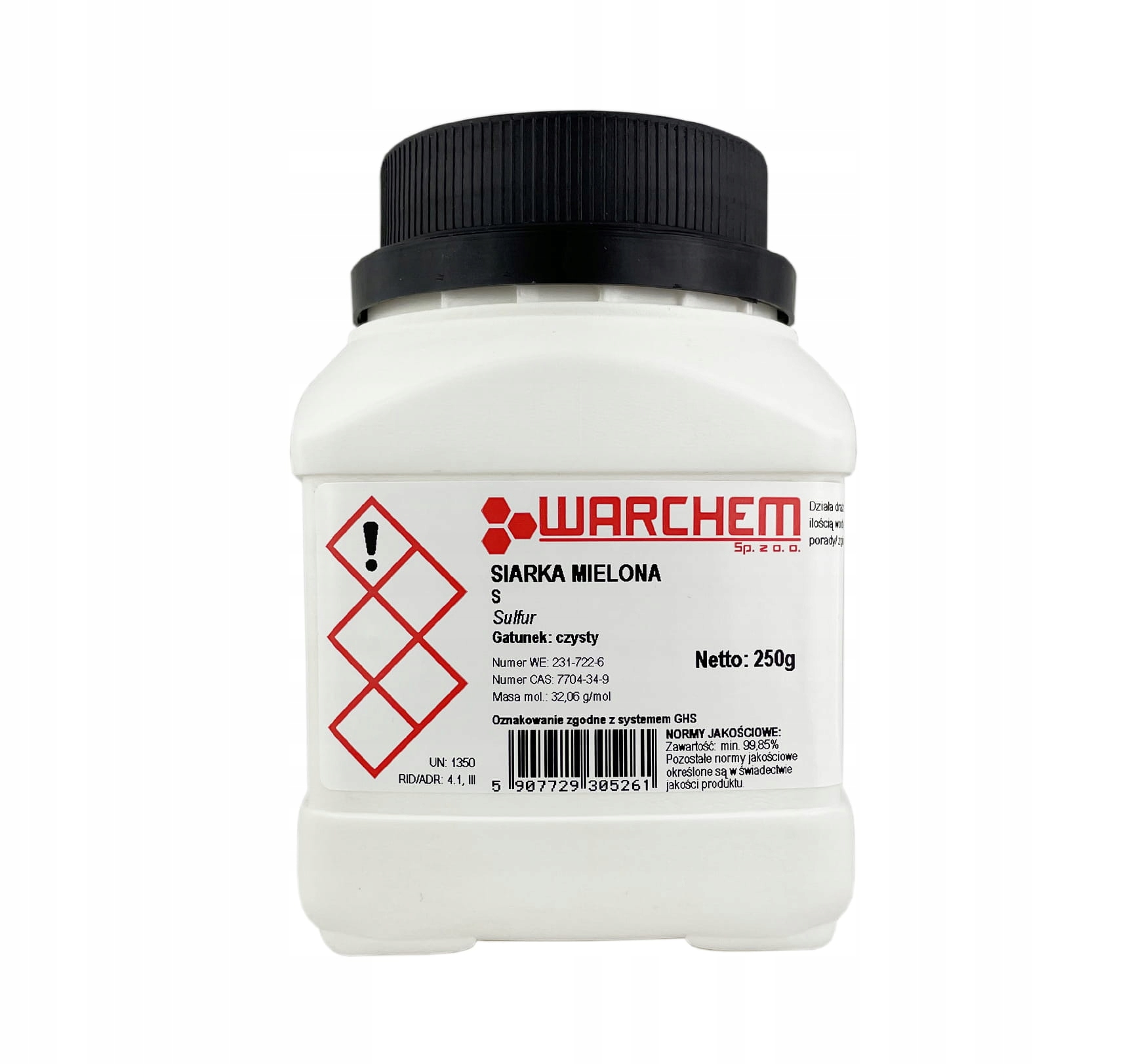 

Siarka Mielona czysta 250g Warchem