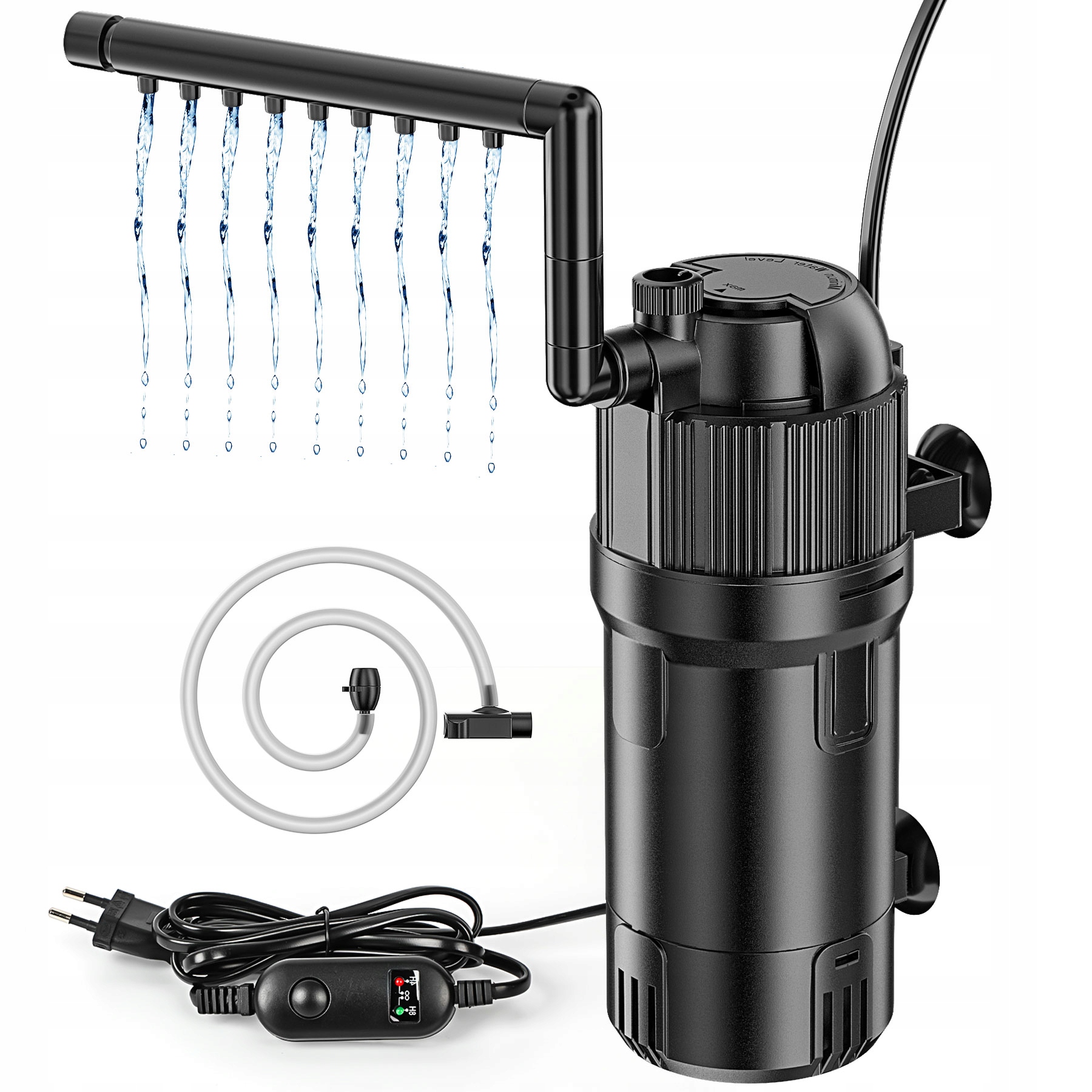 Levně 5V1 Vnitřní Filtr Akvária do 40-120 L S Uv-c Lampou 500 l/h