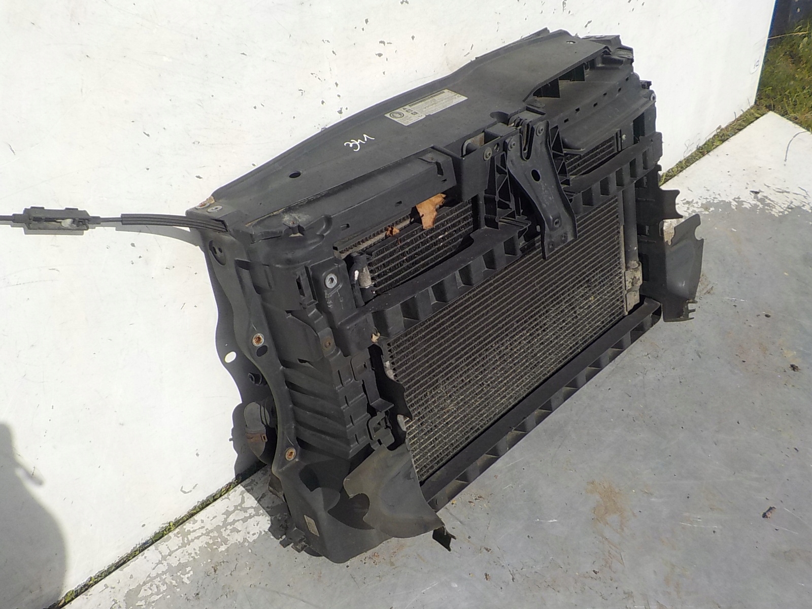 341 VOLKSWAGEN GOLF VI 2.0 TDI 08-13 support panel for radiators sider radiator