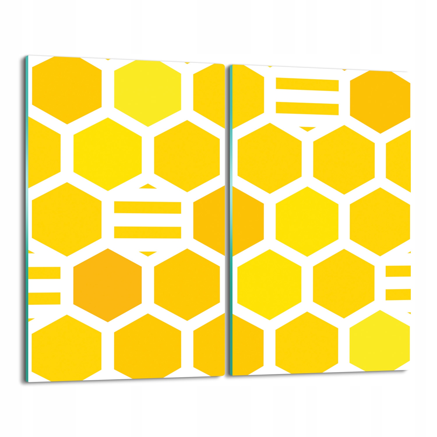 

splashback z grafiką Plaster miodu wzór 2x 30x52