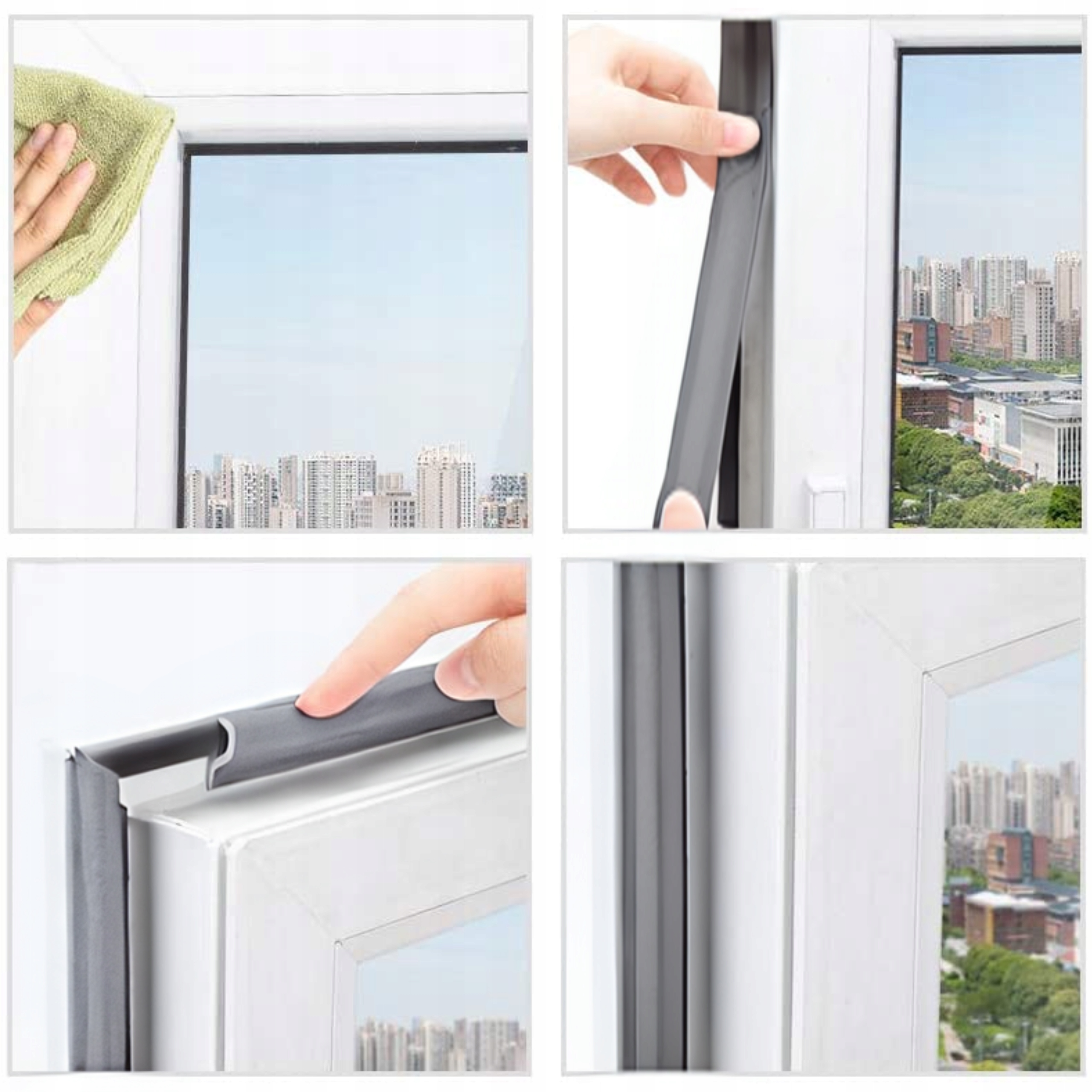 USZCZELKA OKIENNA PRZECIWPRZECIĄGOWA ANTY WIATR SAMOPRZYLEPNA NA MROZY XXL Kod producenta Taśma uszczelniająca do okna wyciszająca XXL