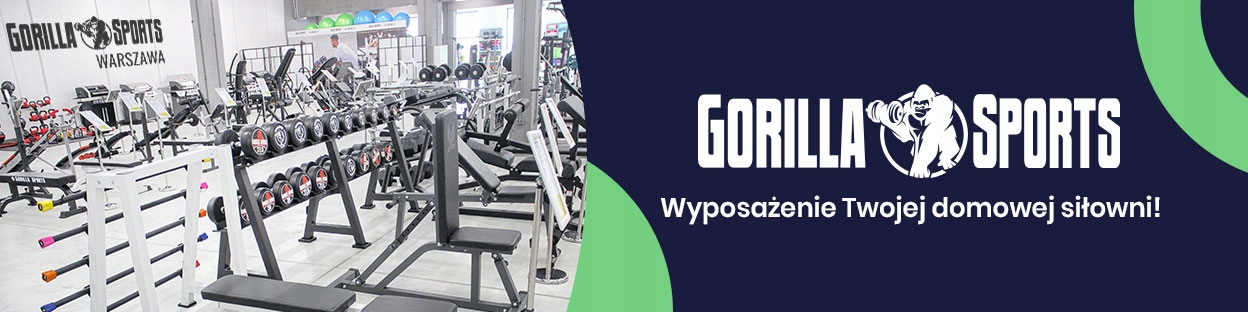 Hantle powlekane/gumowane Gorilla Sports 2x 10 kg Waga 2x 10 kg