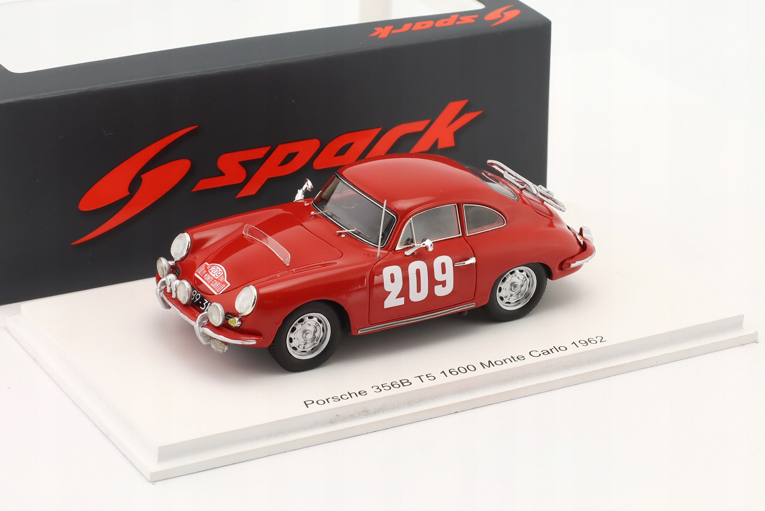 Spark Porsche 356B R.Doojies Monte Carlo 1962 1:43