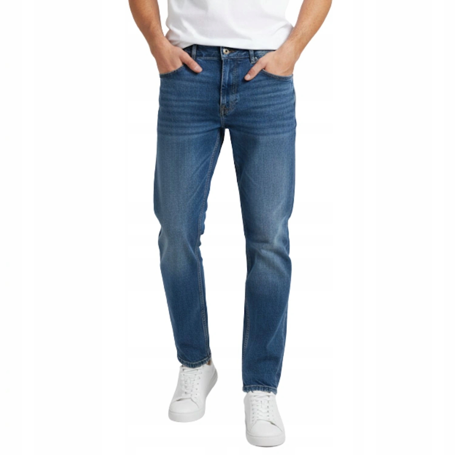 Pánské kalhoty Desigual klasické modré džíny, velikost W28